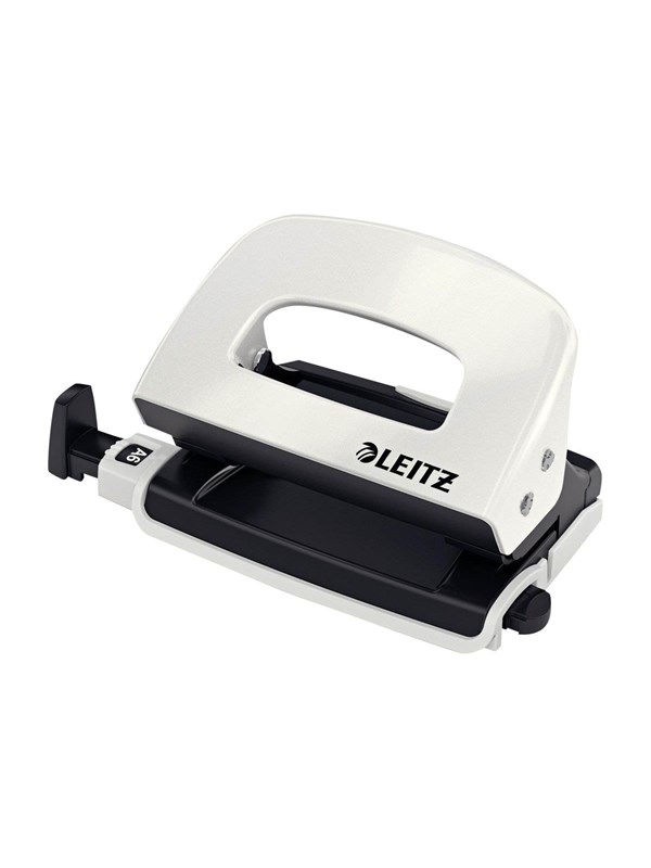 Leitz WOW mini metallilävistäjä 2-reik. / 10 arkkia Valkoinen