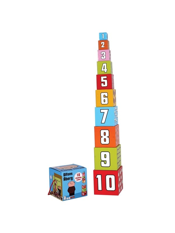 Barbo Toys Alfons Åberg pinottavat kuutiot 10 kpl
