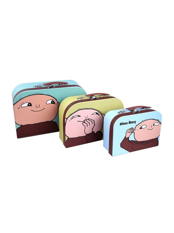 Barbo Toys Alfons Åberg 3 matkalaukkusetti