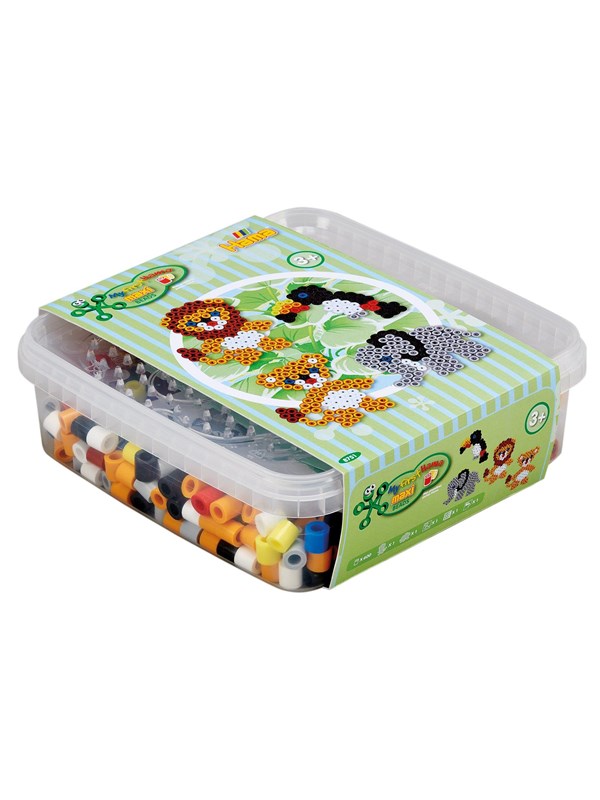 Hama Iron On Bead Set Maxi - Wild Eläimet 600pcs.