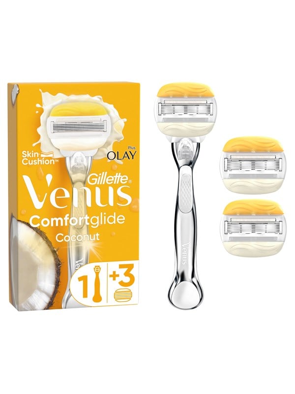 Gillette-Venus Venus Comfortglide -höylä ja 3 vaihtoterää