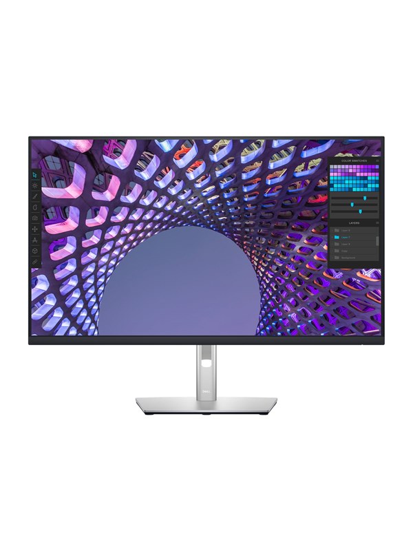 31.5" Dell P3223QE - 3840x2160 (4K/UHD) - IPS - 90W USB-C HUBP3223QE - 3840x2160 (4K/UHD) - IPS-näyttöpaneeli - 90 W:n USB-C-keskittimen kanssa.