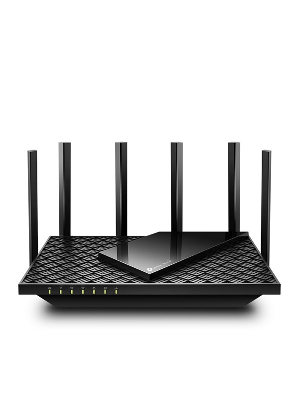 TP-Link Archer AXE75 -reititin, Wi-Fi 6E, AXE5400, Tri-band, musta