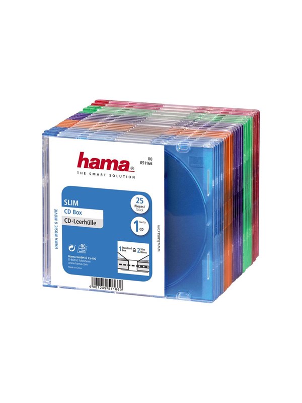 Hama tallennus-CD ohut jewel-kotelo
