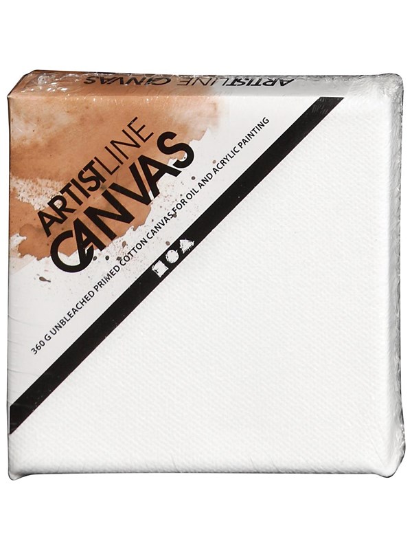 Creativ Company Artistline Canvas Valkoinen 10x10cm