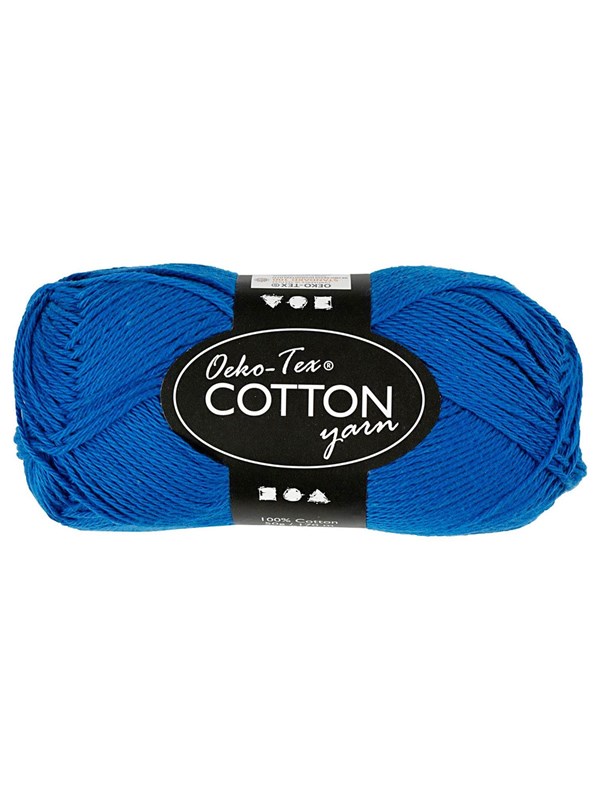 Creativ Company Cotton yarn Cobalt Sininen 50gr 170m