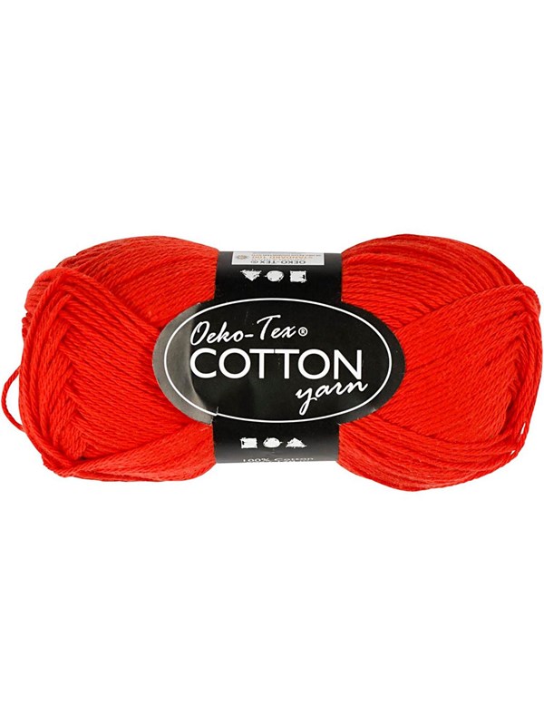 Creativ Company Cotton yarn Punainen 50gr 170m