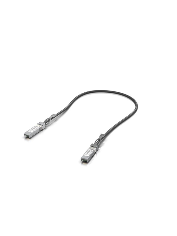 Ubiquiti UACC-DAC-SFP28-0.5M 25 Gbps Direct Attach Cable 0.5M - Musta - 0.5m