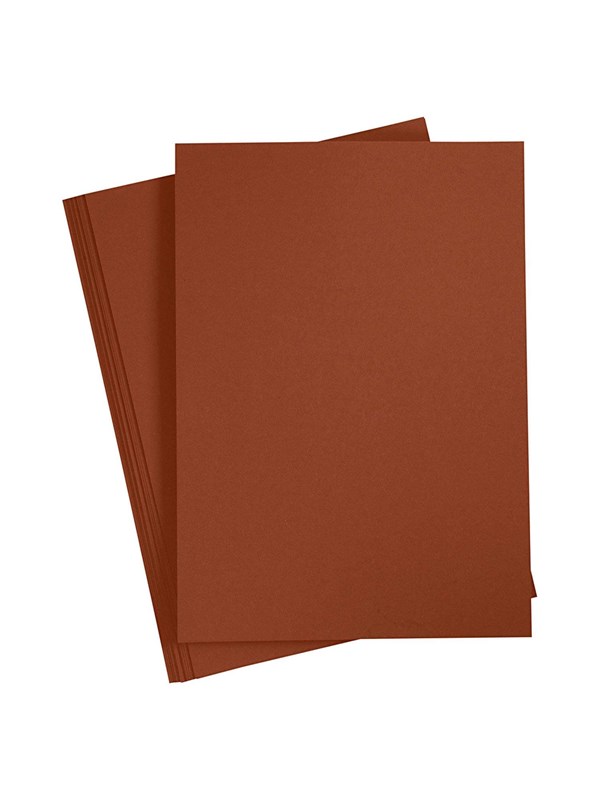 Creativ Company Colored Cardboard Coffee Ruskea A4 20 Sheets