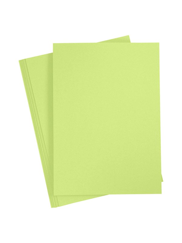 Creativ Company Colored Cardboard Lime Vihreä A4 20 sheets