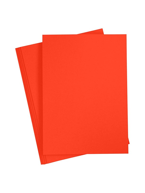 Creativ Company Colored Cardboard Clear Punainen A4 20 sheets