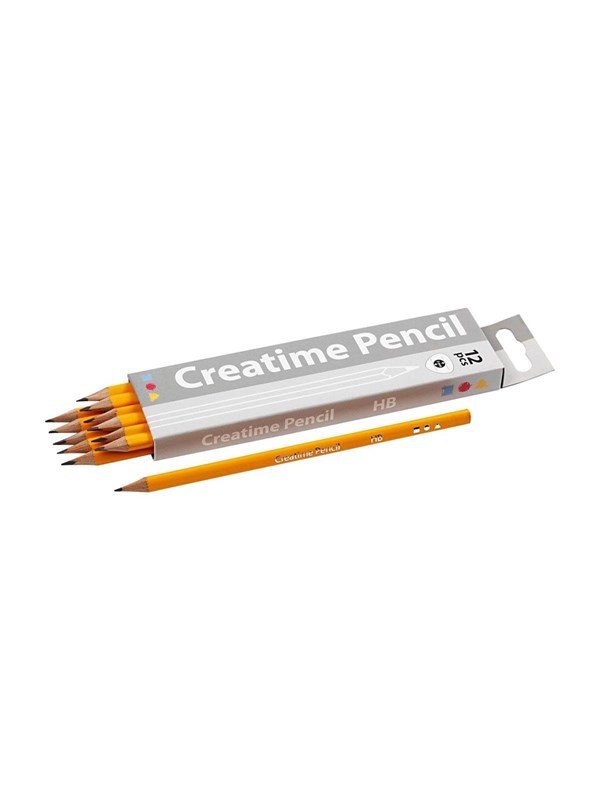 Creativ Company Lyijykynät HB-kovuus - Paksuus 7 mm, 12 kpl.