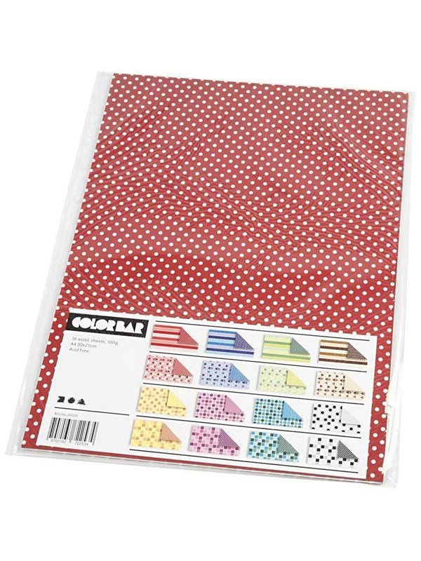 Creativ Company Colorbar Paper Print A4 100g 16 arkkia