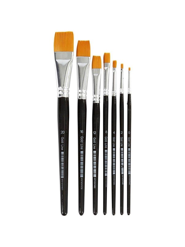 Creativ Company Kulta Line Brushes - 7 mixed