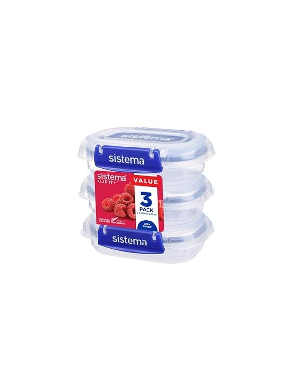 Sistema Rectangle Klip It Plus 3Pack 180ml