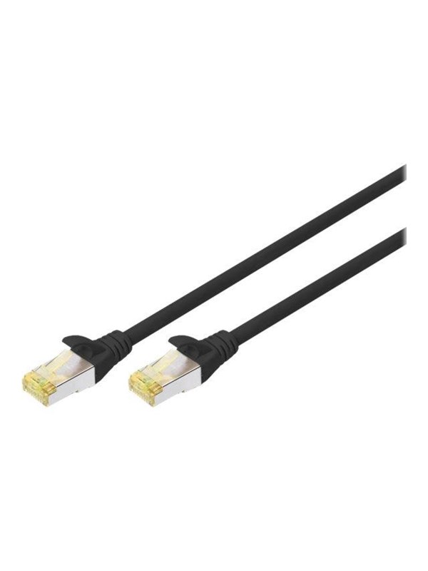 DIGITUS patch cable - 2 m - black - Musta - 2m