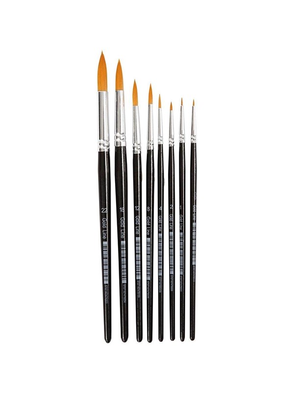 Creativ Company Kulta Line Brushes - 8 pcs.