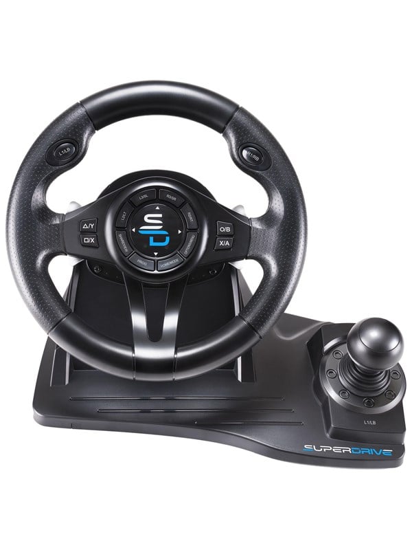 Subsonic Superdrive GS 550 -ohjauspyörä - Wired Steering wheel & Pedal set - Sony PlayStation 4