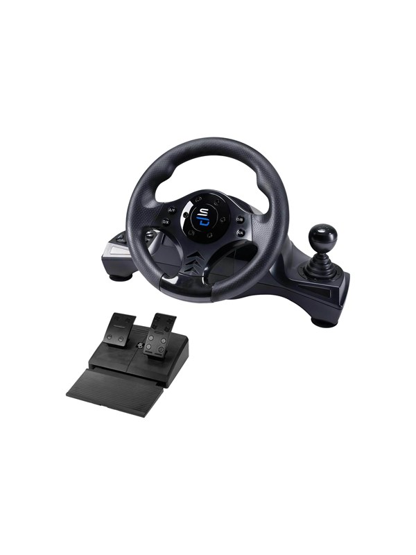 Subsonic Superdrive GS 750 -ohjauspyörä - Wired Steering wheel & Pedal set - Sony PlayStation 4