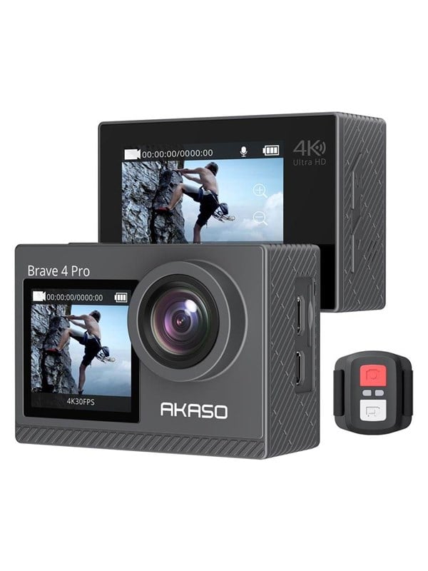 Akaso Brave 4 Pro Dual Screen 4K/30fps 20MP Toiminta Kamera