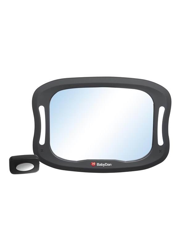 BabyDan Car Seat Mirror with LED-valo