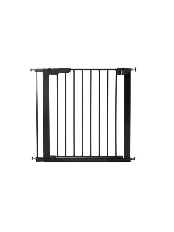 BabyDan Premier Safety Gate with 1 Extension Musta 79.5-86.5 cm