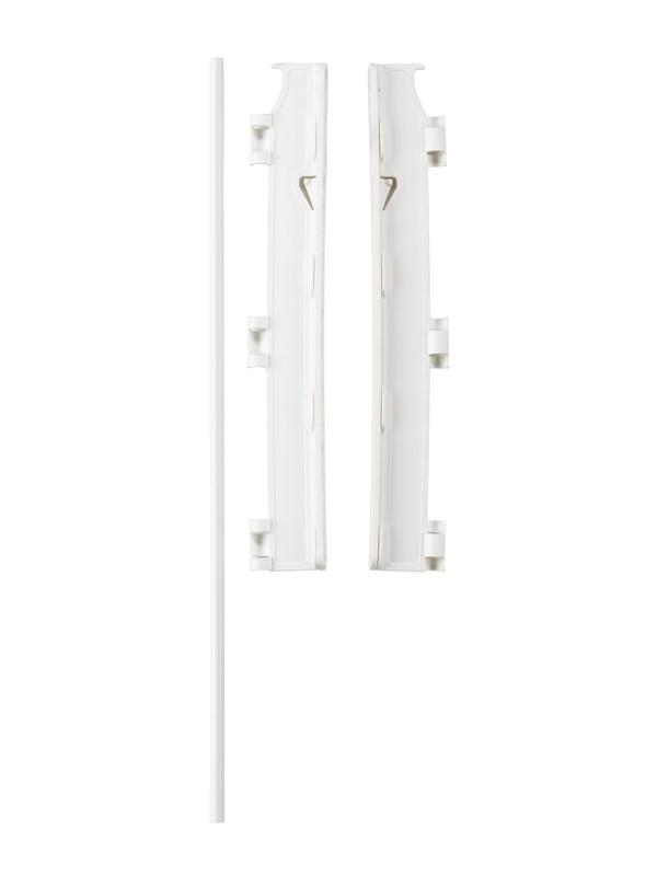 BabyDan Slatted wall Mounting Kit for Safety Gates Valkoinen