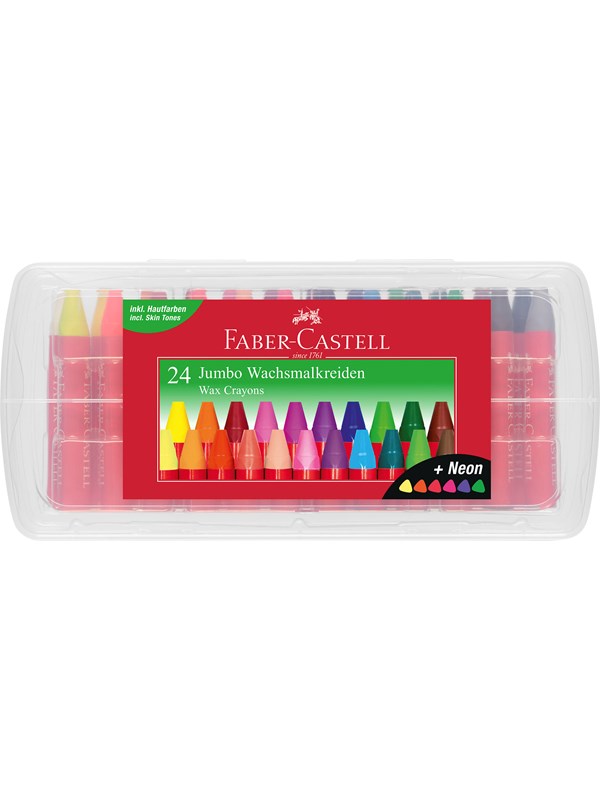 Faber-Castell Jumbo Vaha Crayons 24 pcs