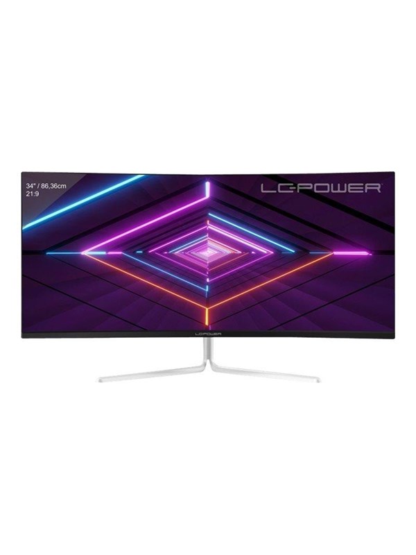 34" LC Power LC-M34-UWQHD-100-C-V3 - LED-näyttö - kaareva - 34 tuumaa