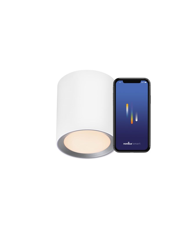 Nordlux Landon Smart Long Ceiling light Valkoinen