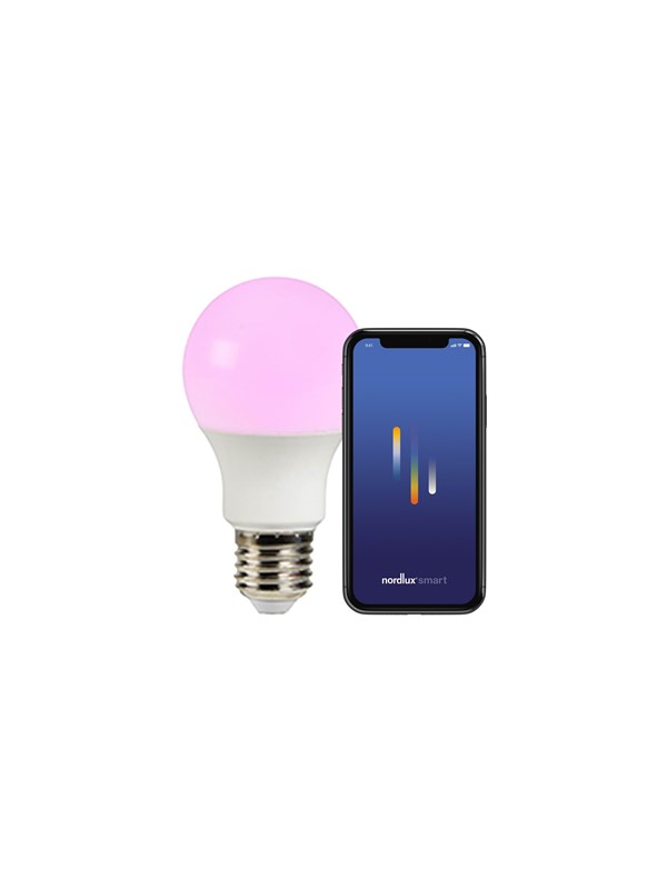 Nordlux Älykäs E27 UK-pistokkeella varustettu lamppu 2200-6500+RGB-mattapintainen