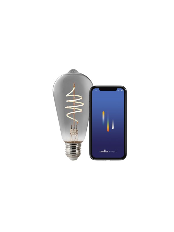 Nordlux Smart E27 Light Bulb 4.7W 100lm 1800K Smoked