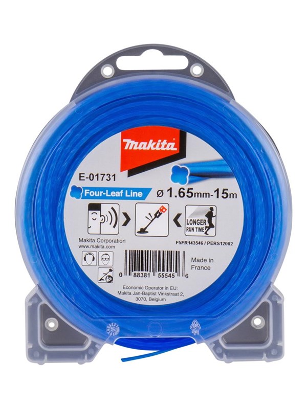 Makita E-01731 Nelilehtinen nylonlanka 1,65-15m