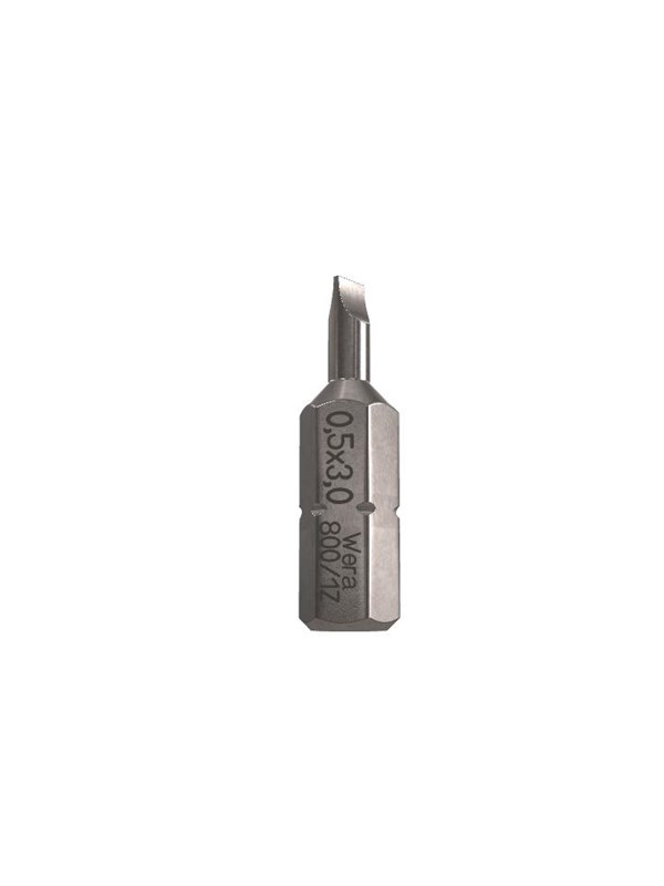 Wera 800/1 Z-bittiä, 1,2 x 6,5 x 25 mm.