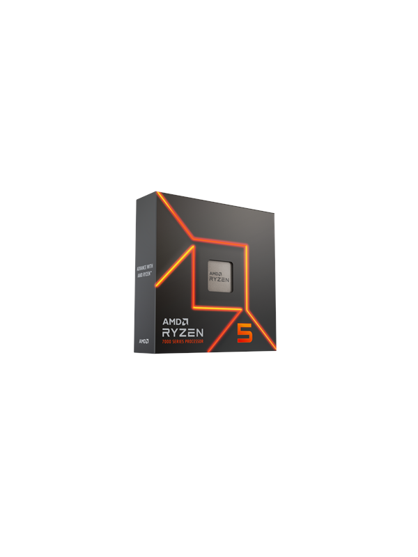 AMD Ryzen 5 7600X CPU - 6 ydintä - 4.7 GHz - AMD AM5 - AMD Boxed (ilman jäähdytintä)
