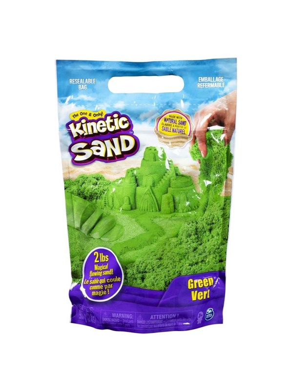 Kinetic Sand Väripussi Vihreä