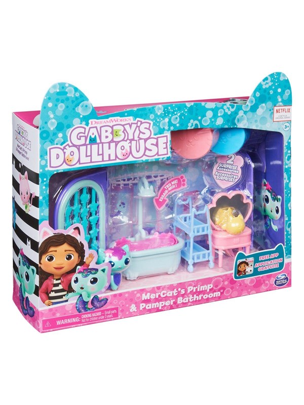 Gabby"'s Dollhouse Gabbyn Nukketalo Merikatin LuksusKylpyh.