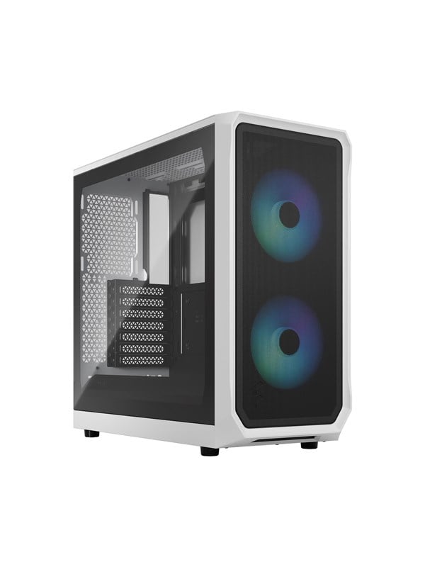 Fractal Design Focus 2 RGB - torni - ATX - Kotelot - Miditower - Valkoinen