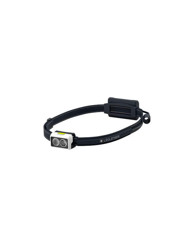 Ledlenser NEO3 otsalamppu, 400 lumenia, valkoinen/lime.