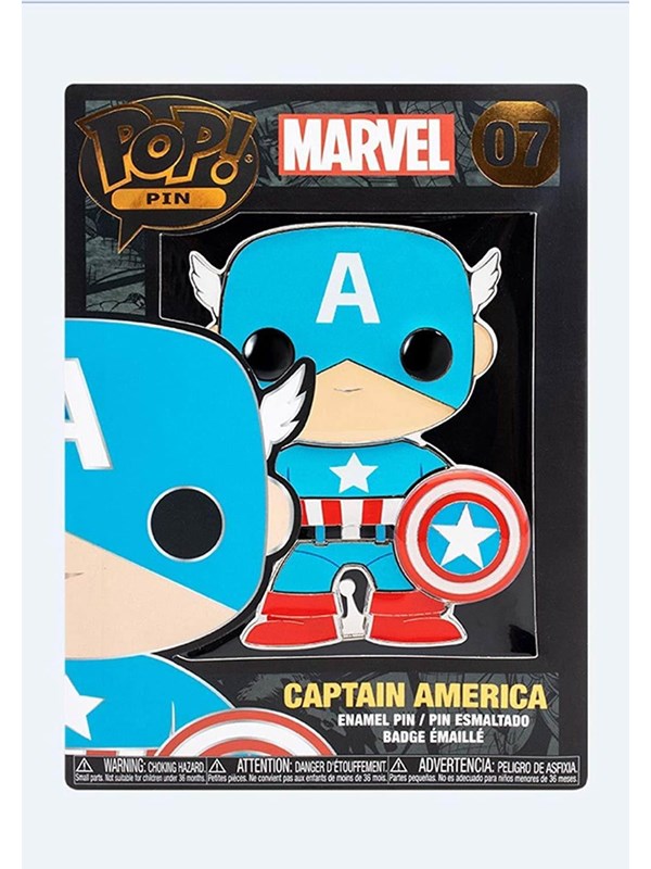 Funko! - POP!-nasta: Marvel (Captain America) - Pin / Rintaneula