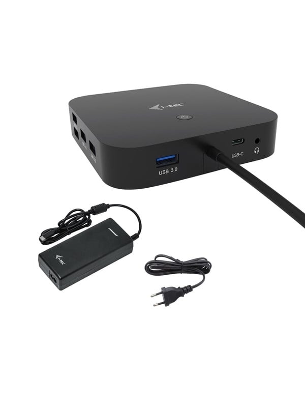 I-Tec - telakointiasema- USB-C 3.1 Gen 2 / Thunderbolt 3- HDMI DP- GigE
