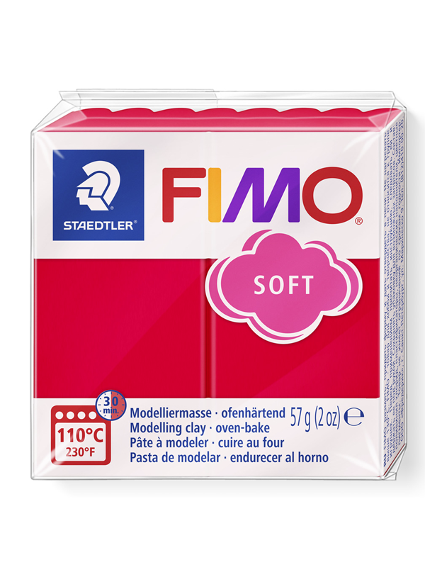 Staedtler Mod. clay Fimo soft indian Punainen