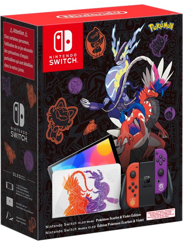 Nintendo Switch OLED-malli Scarlet/Violet
