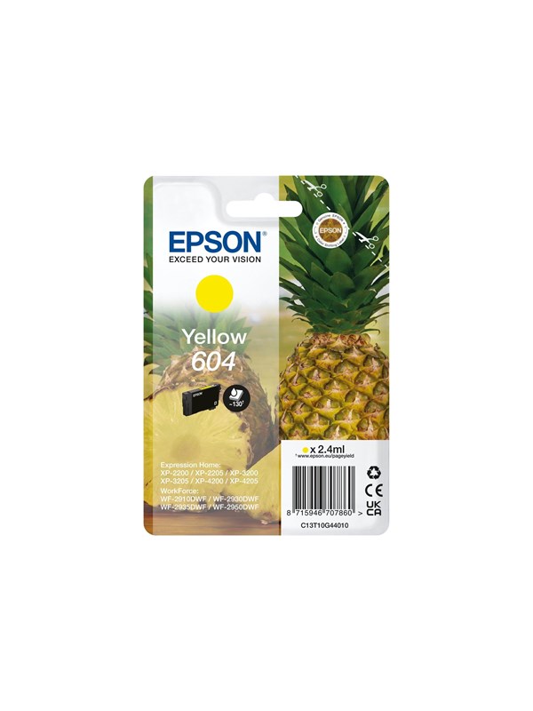 Epson Ink Yellow 604 2.4ml