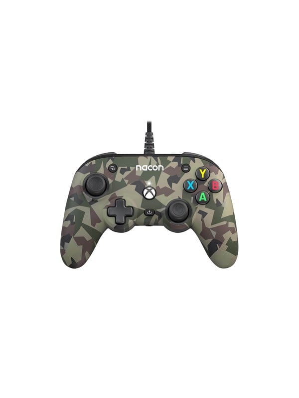 NACON Wired Pro Compact Controller Vihreä Camo - Wired Controller - Microsoft Xbox One