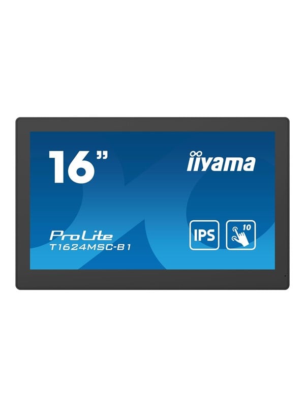 15.6" iiyama ProLite T1624MSC-B1 - LED-näyttö - Full HD (1080p) - 15,6 tuumaa