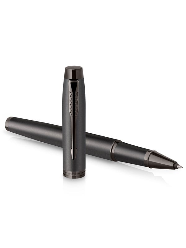 Parker IM Monochrome, Kynä kiertomekanismilla, Ruostumaton teräs, Musta, Ruostumaton teräs, Lakka, Hienojakoinen