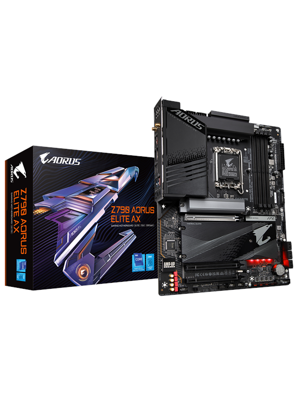 Gigabyte Z790 Aorus Elite Ax Emolevy Intel Z790 Lga 1700 Atx Lga 1700 Atx Emolevyt
