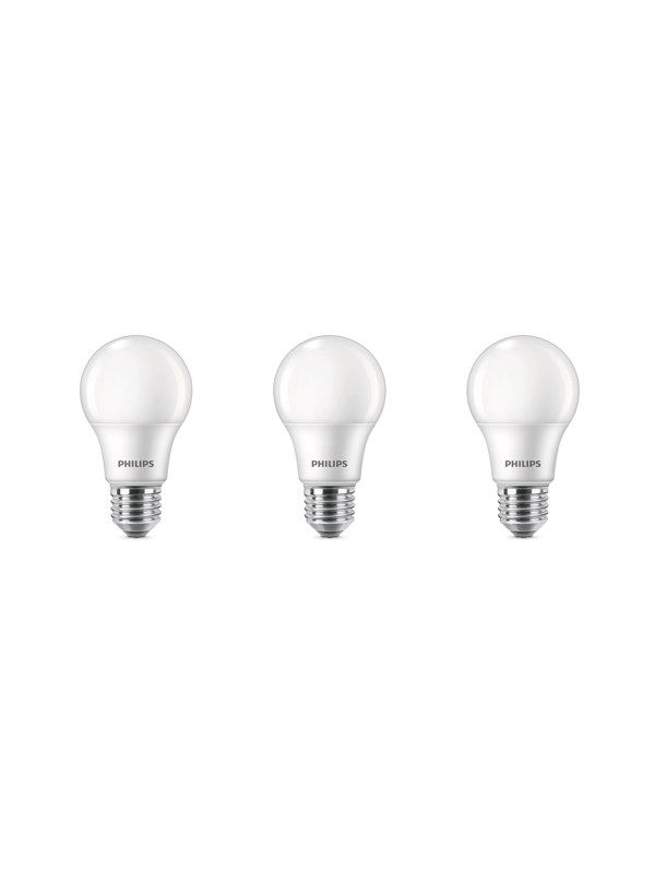 Philips LED-lamppu Standardi 4.9W/827 (40W) 3-pack. E27