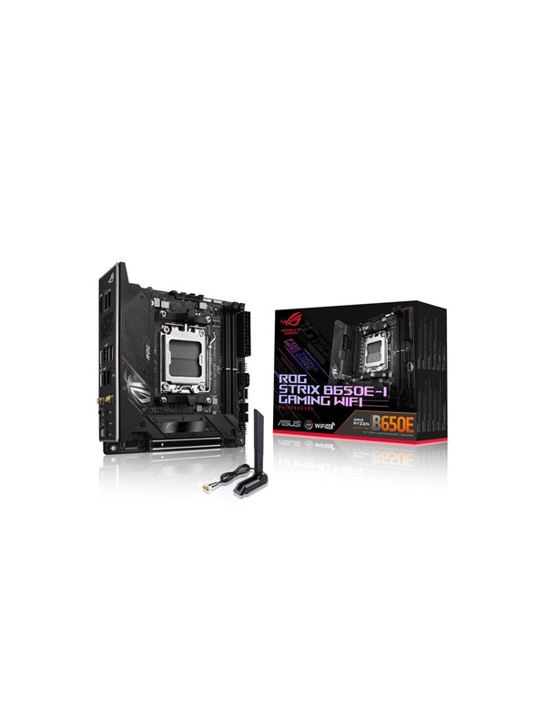 ASUS ROG STRIX B650E-I GAMING WIFI, AMD, Sokkel AM5, AMD Ryzen™ 7, Sokkel AM5, DDR5-SDRAM, 64 GB